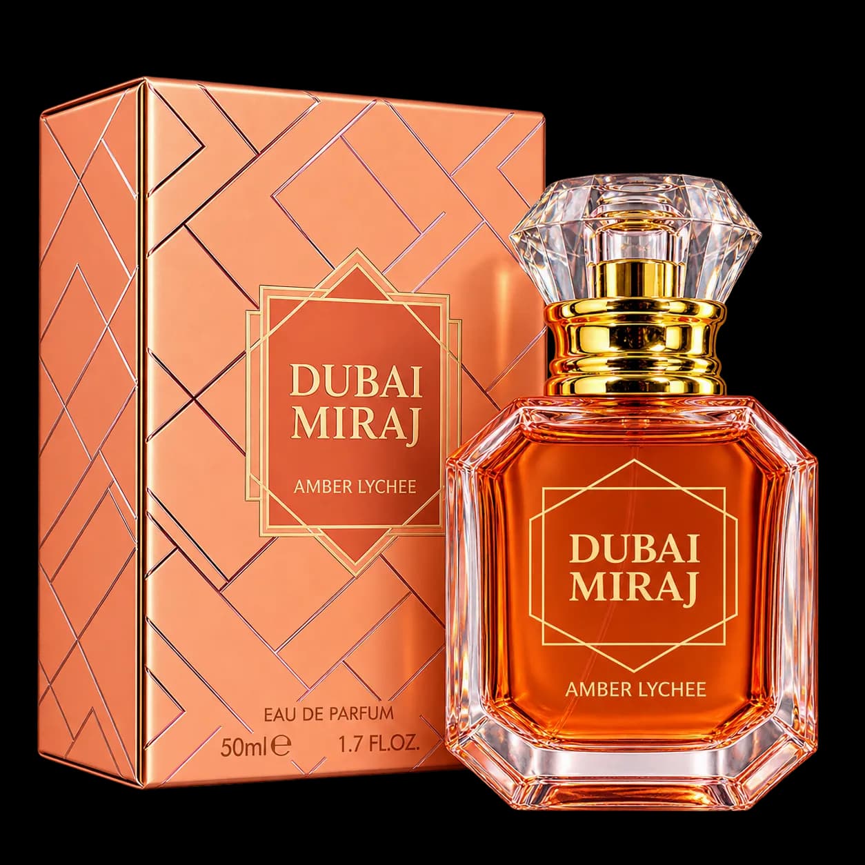 Eau de Parfum Amber Lychee 50 ml - Dubai Miraj